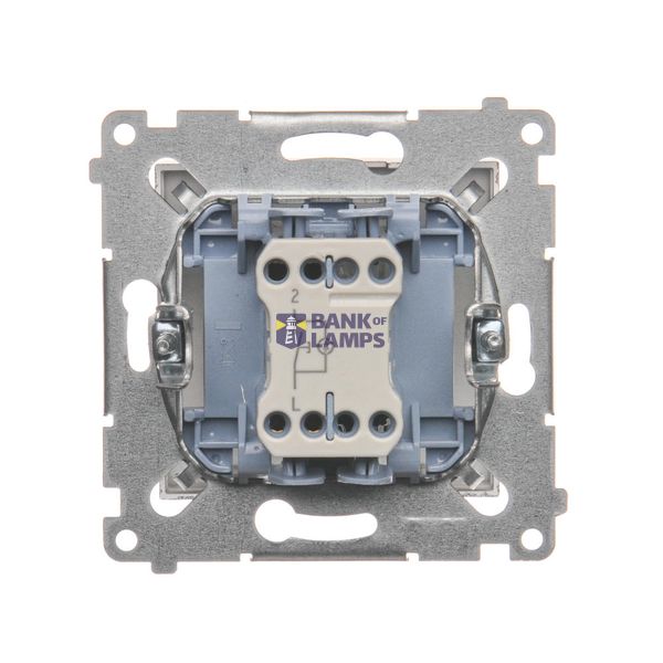 Single key for switches and electronic controllers, cream white/electro white image 1