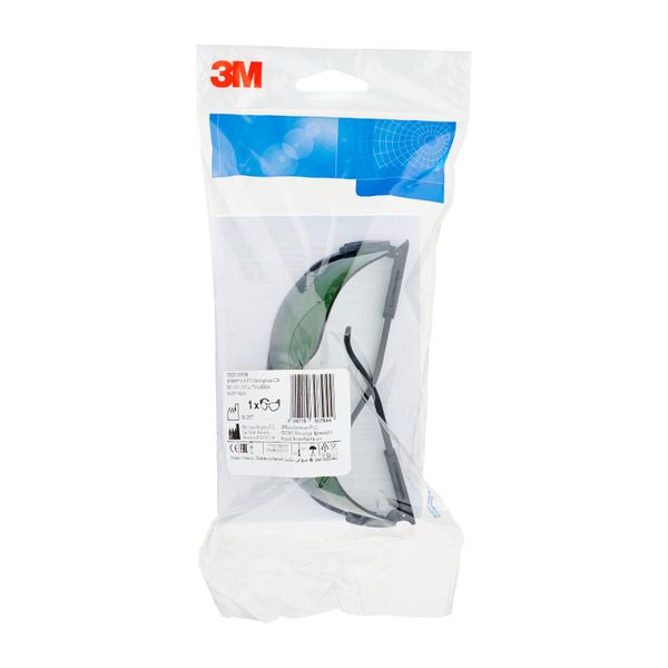 3M™ SecureFit™ 400 Safety Glasses, Black/Brown Frame, Scotchgard™ Anti image 4