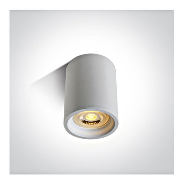 12105AL/W/W WHITE GU10 10W WHITE REFLECTOR DARK LIGHT image 1