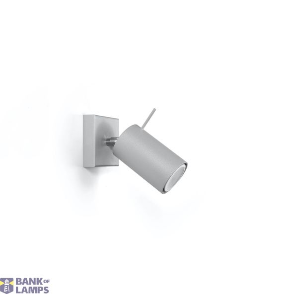 WALL LAMP RING 1 GREY GU10 1X40W IP20 image 4