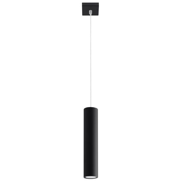 HANGING LAMP LAGOS 1 BLACK GU10 1X40W IP20 image 1