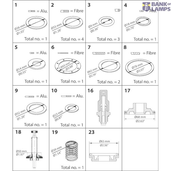 PMLX 40 Overhaul kit image 1