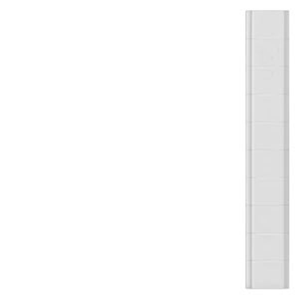 Labeling plate, flat, width: 4.2 mm, snap-on mounting, white, 1.5 mm2 image 1