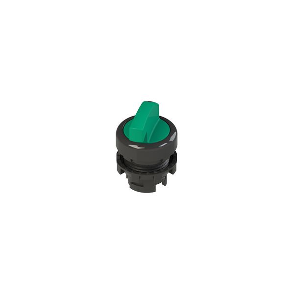 Illuminated long handle selector, 2 positions green with marking image 2