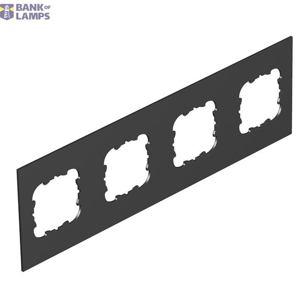 OBO T12L/P4S 34795DA cover plate Teli-Tank 4-f round hole image 1