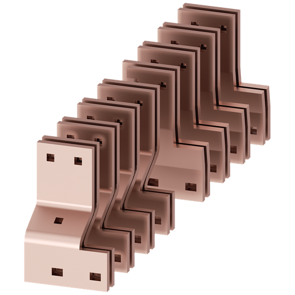 Connection lugs distribution busbar up to 8x50x10 mm system: non-cascaded, main busbar: duplex, position: left bottom, right top, D: 800 mm W: 200 image 1