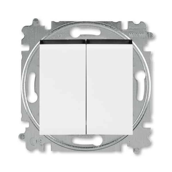 3559H-A53445 62W Switch 2 gang 2-way + 2-way retractive image 1