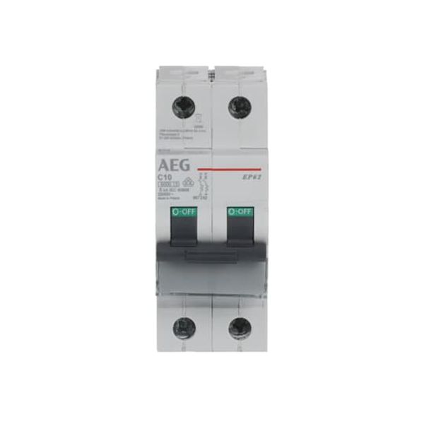EP62 C10 Miniature Circuit Breaker - 2P - C - 10 A image 10