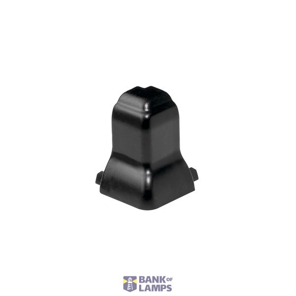 GLENOS corner connector OUTSIDE, 90°, for Alu Profile, black image 1