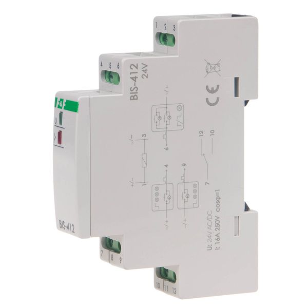 Bistable group relay U=24AC/DC image 1