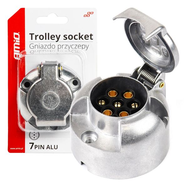 Trailer socket 7PIN ALU image 1