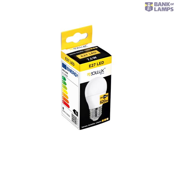 LED bulb E27 3000K 7,5W 620lm image 2