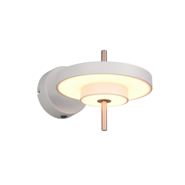 Keaton LED wall lamp warm grey image 1