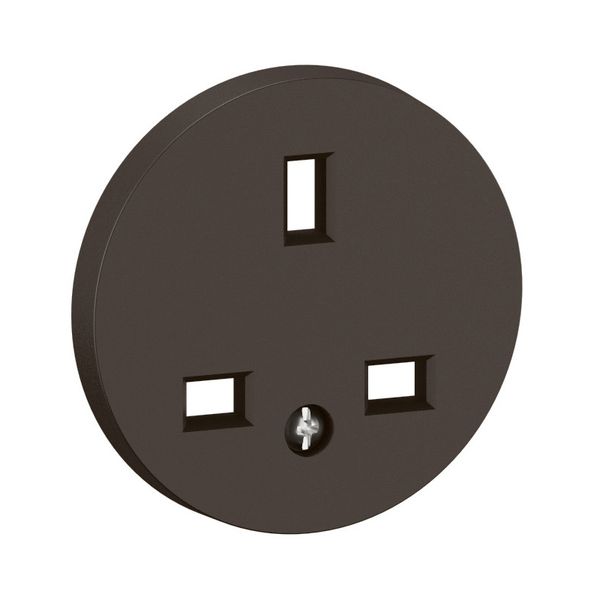 2P+E 13A BS STANDARD SOCKET BLACK image 3