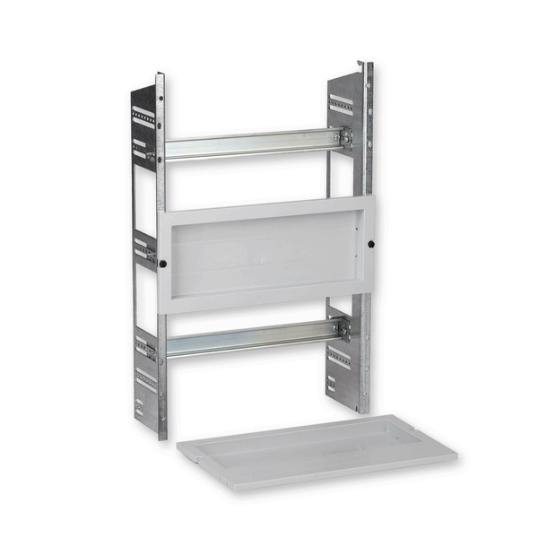 DIN mounting base 3 DIN openings for 18 mod IP20 image 2