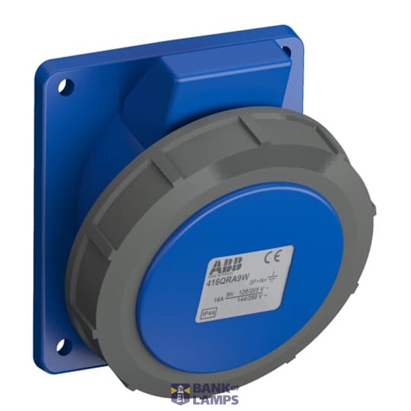 416QRA9W Panel mounted socket image 1