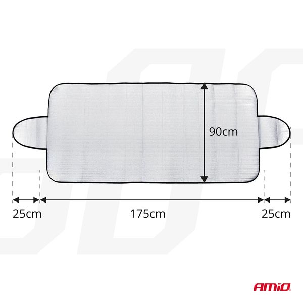 Cover Universal SUMMER / WINTER - 175x90cm, silver, EPE foam image 1