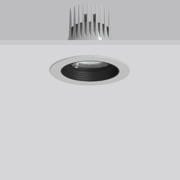 HELEDON maxi, 35 W, 3650 lm, 930, silver, DALI Recessed downlights, D  image 2