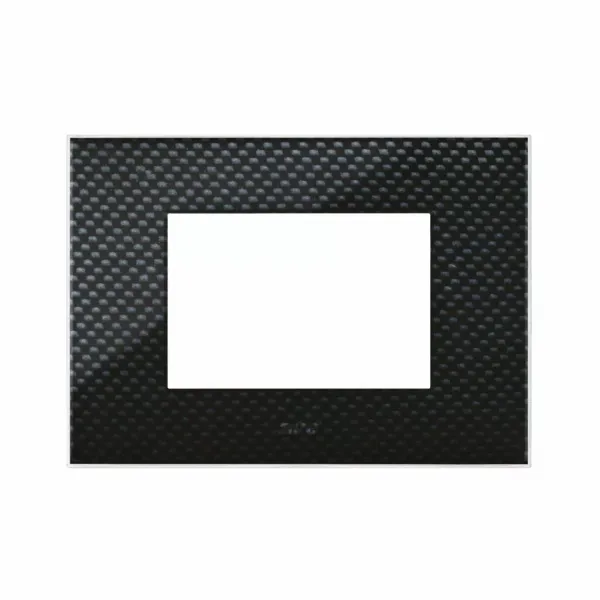 YOUNG TOUCH PLATE 3D DARK CARBON 3M image 1