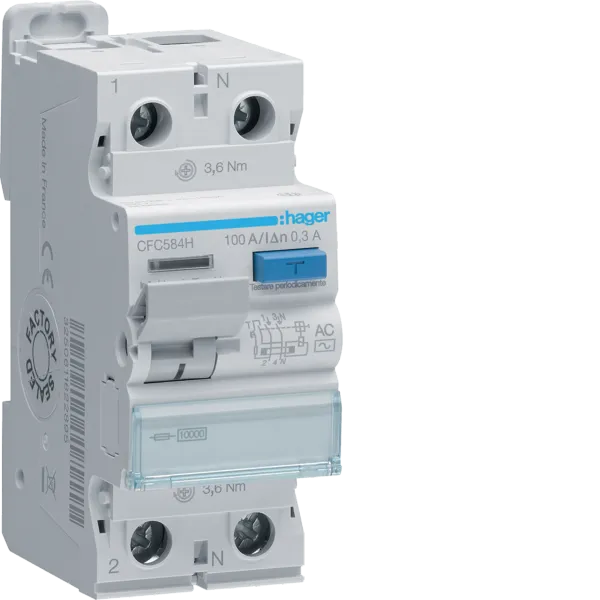 AC LEAKAGE RELAY 300mA 2X100A image 1