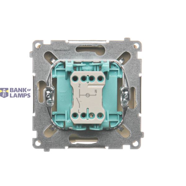 Touch panel 1 module, Modul 1: 2 vertical touch fields, Fixing: horizontal, Frozen lava image 1