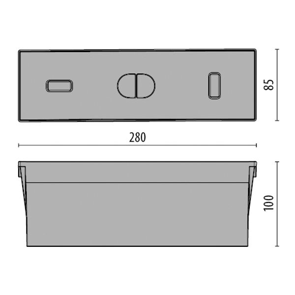 INSERT+2 FLUSH-MOUNTED BOX image 1