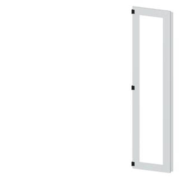 SIVACON door half. left. window. IP55. H: 2200 mm. W: 500 mm. protection class 1 image 2