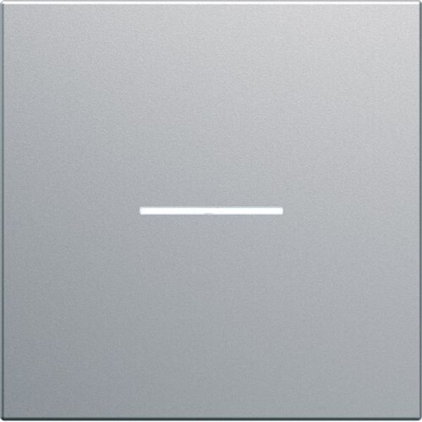 GALLERY SWITCH TILE/BUTTON LIGHT 2 F. TITANE image 1