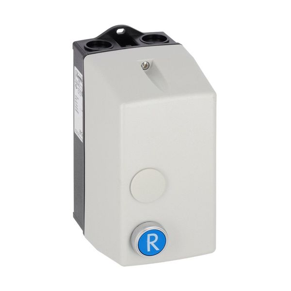 Direct-on-line-starter, enclosed without thermal overload relay, with RESET pushbutton, with BG09/BG12 contactor, 10A max (≤440V), IP65. Contactor coil voltage 120VAC 60Hz image 1
