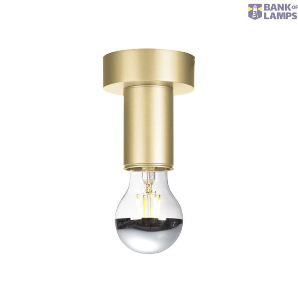 FITU CL E27, Indoor surface-mounted ceiling light, soft gold, max. 60W image 3