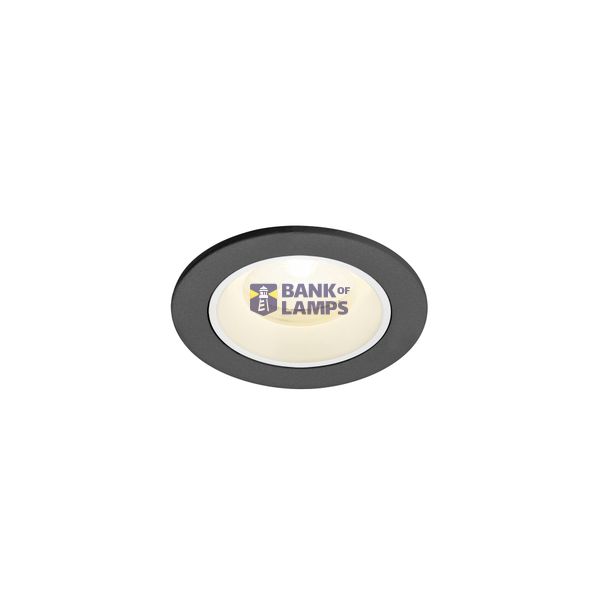NUMINOS© XS recessed ceiling light 4000K 20ø IP20 rnd bl/wh image 1