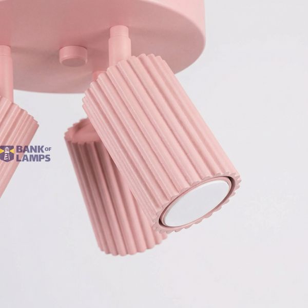 Ceiling lamp KARBON 3P pink image 3