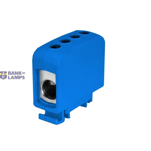 AL/CU universal rail-mounted terminal block ZGG1x70/2x35n blue image 2
