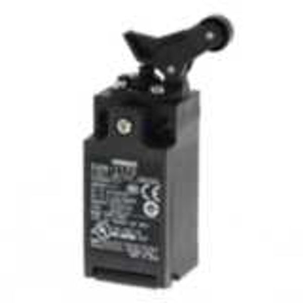 Limit switch, One-way roller arm lever (vertical), 2NC/1NO (slow-actio D4N 0310G image 2