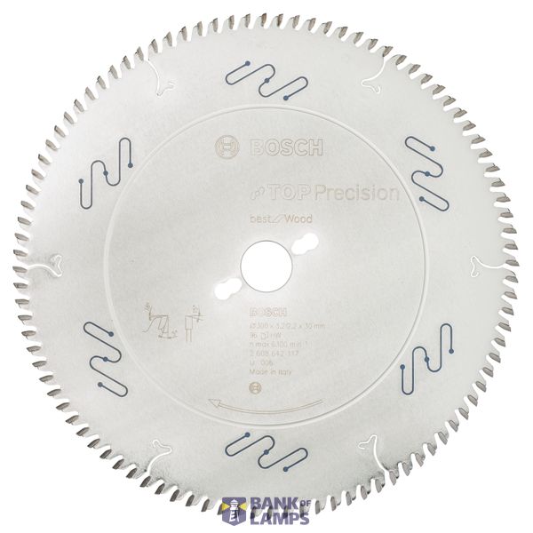 Top Precision Best for Wood circular saw blade 300 x 30 x 3,2 mm, 96 image 1