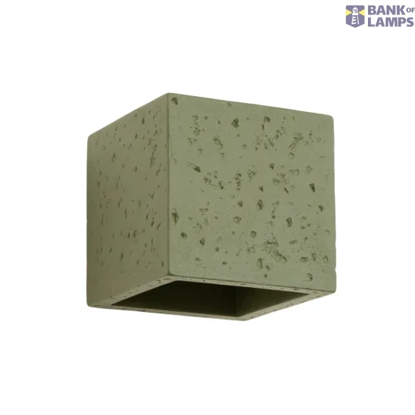 Wall lamp QUAD concrete olive green image 1
