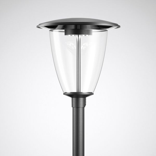 Post-top luminaires Lumantix Pilz (LTX P) CLO (normal) Lens Anthracite ET 23W 2600lm 70 rotationally sym. wide (RB6L) IP65 IK07 5 SDCM 7083840 image 1
