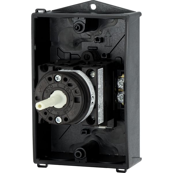 T0-3-15683/I1/SVB-SW Main switch, T0, 20 A, surface mounting, 3 contact unit(s), 3 pole, 2 N/O, 1 N/C, STOP function, With black rotary handle and locking ring, Lockable i image 50