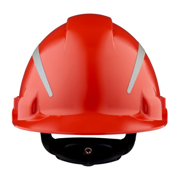 3M™ Hard Hat, Uvicator, Ratchet, Ventilated, Reflective, Plastic Sweat image 2