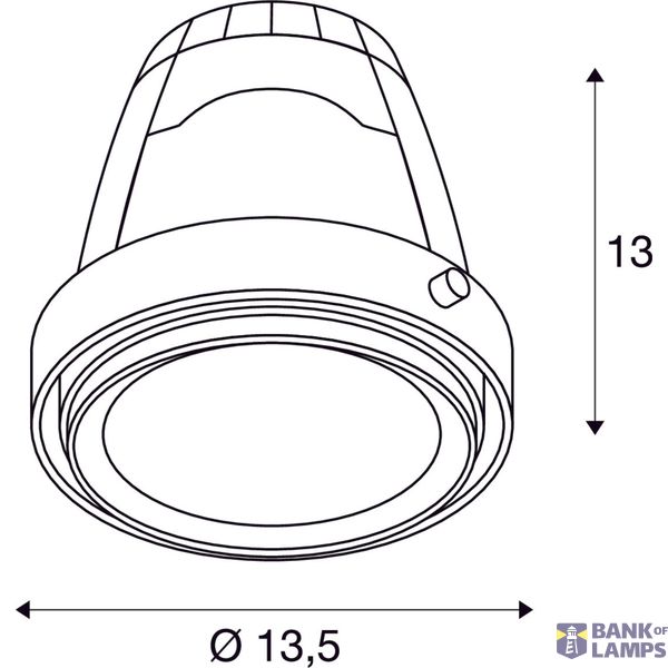 COB LED MODUL for AIXLIGHT PRO mounting frame, 12°, matt wh. image 3