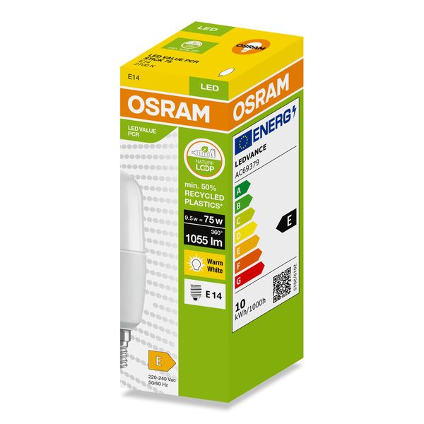 LEDPCRSTCK75 9,5W/827 230FR E14 FS1OSRAM image 2