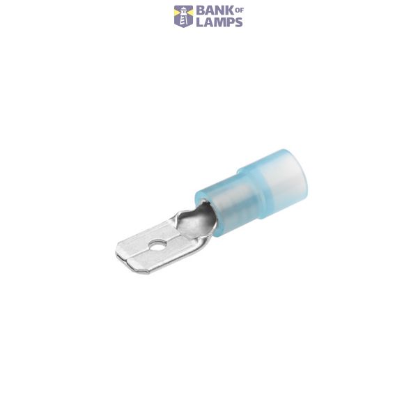 Insulated plug terminal 6.3 mm, blue, 1.5–2.5 mm² image 1
