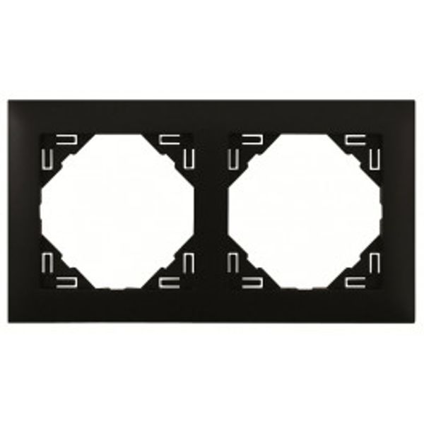 DOUBLE FRAME MATTE BLACK image 1
