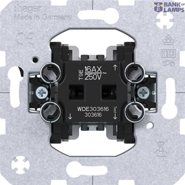 flush-mounted changeover switch 16 AX image 1