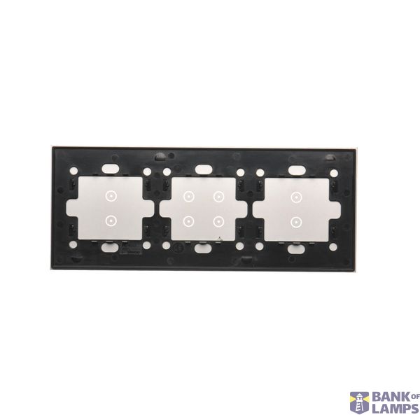 Two gang switch, (Mechanism), 16AX, black image 2