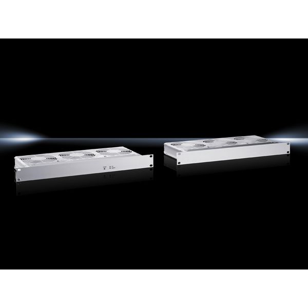 SK Rack-mounted fan, for 482.6 mm (19"), 480 mÂ³/h, 24 V (DC), 115-230 V AV image 3