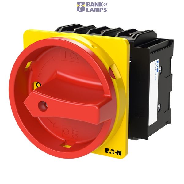 P3 Main switch, 80 A,Flush mounting, 3 pole, Form EA/SVB, Red, Door co image 1