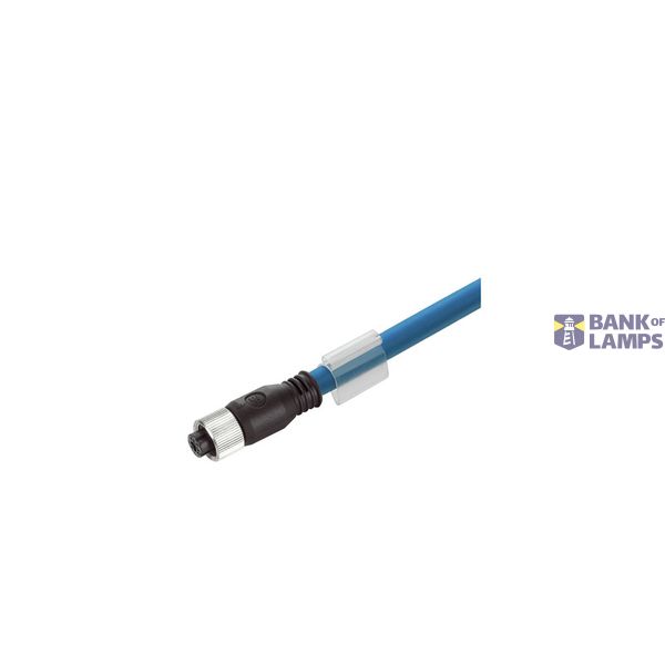 Ethernet Railway Cable (assembled), One end without connector, M12 D-c image 1