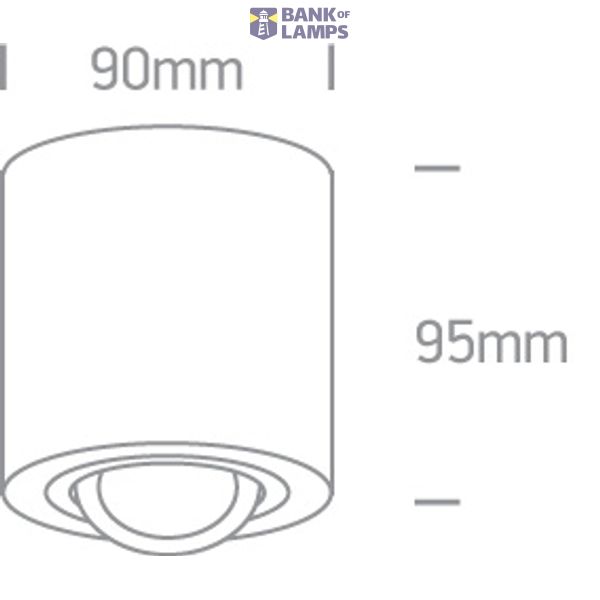 WHITE GU10 10W image 3