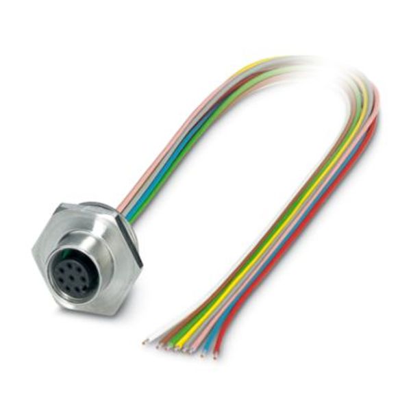 SACC-E-M12FS-8CON-M20/0,5 VAX - Device connector front mounting image 1